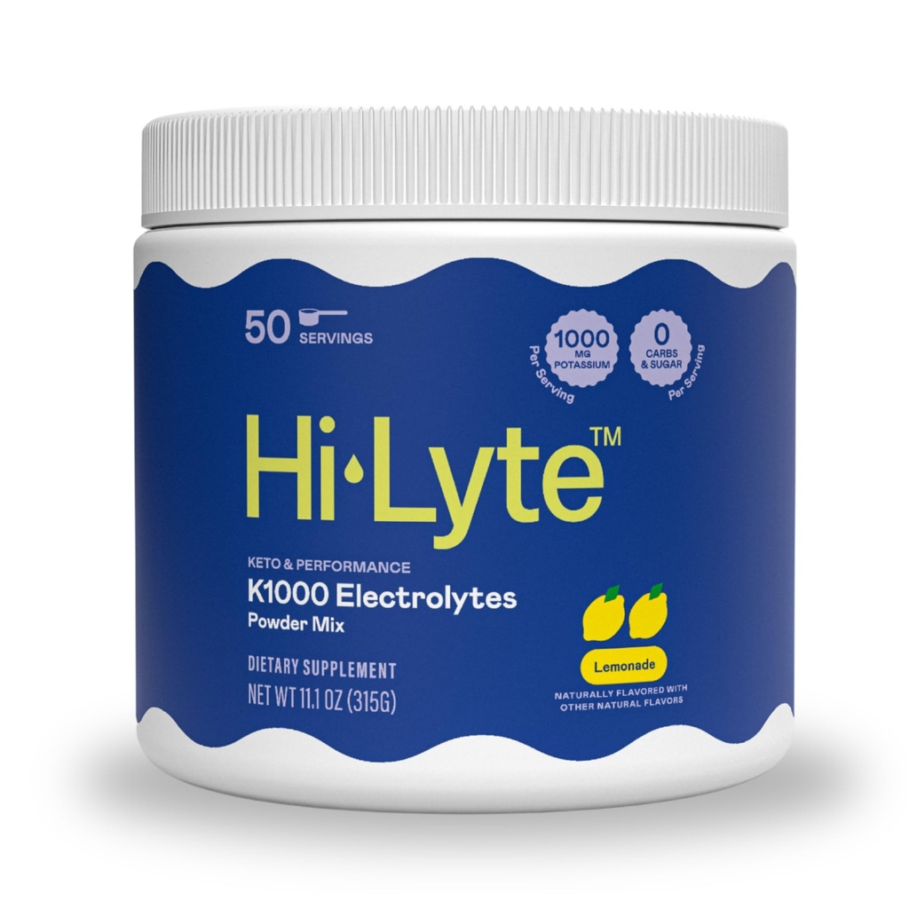 Merhaba-Lyte Keto K1000 Elektrolyte Toz | Lemonade | Hydration Supplement Drink Mix | Boost Energy & Beat Leg Cramps | No Sugar, No Maltodextrin | 50 Servisler