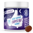 FlavCity Melatonin Sleep Gummies for Yetişkinler, Işıklar Out Gummy - Chewable Sleep Support Supplement with Plant-Based GABA, Magnezyum & Chamomile for Deep & Restful Bedtime, 30-Day Supply