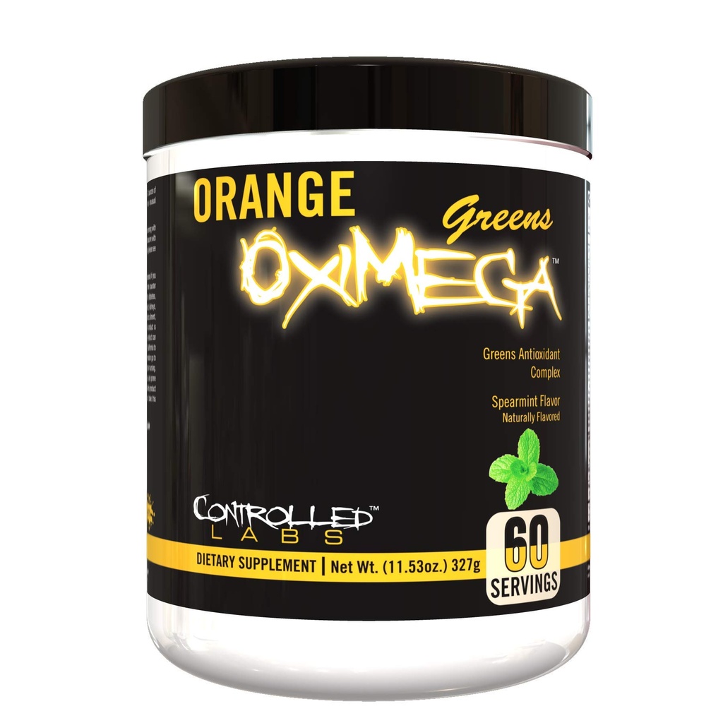 Kontrollü Laboratuvarlar Orange OxiMega Greens Spearmint - 0.72 lb