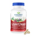 Ridgecrest Herbals LiverClean, Herbal Liver Support Supplement, feat Thistle, Dandelion, Detox, Cleanse Support, Health (60 Caps, 30 Serv)