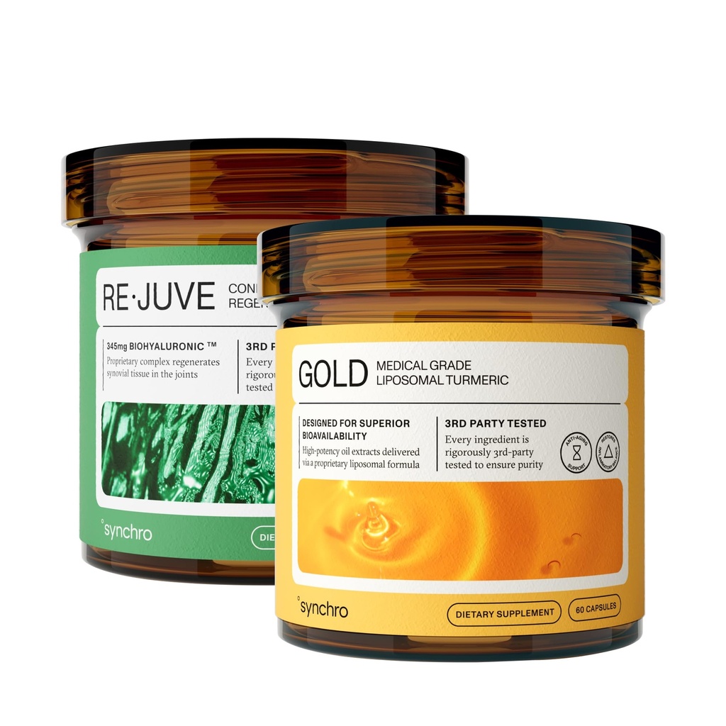 Synchro Gold Liposomal Turmeric Rejuve Joint Support Bundle