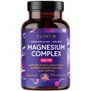 Plant.O Premium Magnezyum Supplement [Vegan Oksit & Citrate, 500 mg] Uyku, Calm, Kas Relaxer, Natural Energy, Non-GMO 120 Veggie Capsules