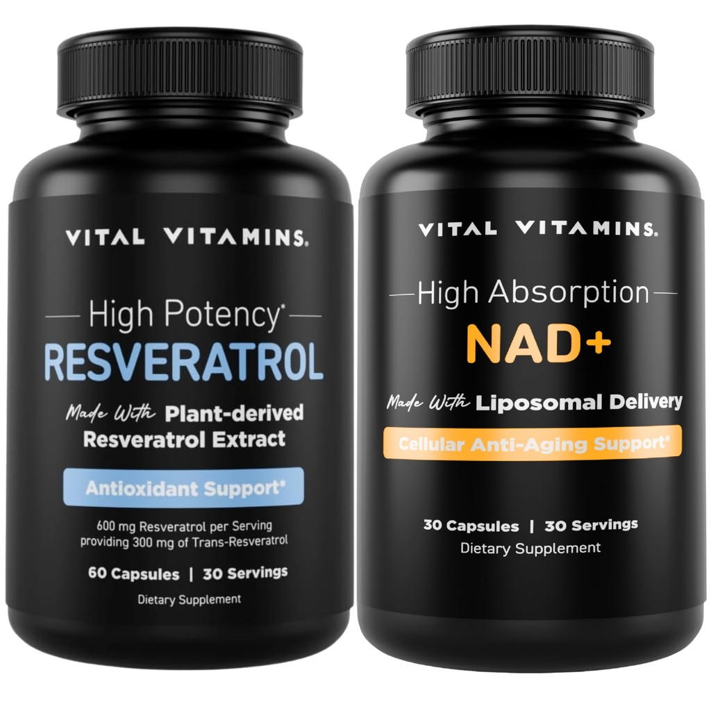 Vitals Vitamin Resveratrol Capsules + NAD+ Tamam Tamam Tamam Tamam