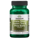 Swanson Grape Tohum Yeşil Çay ve Pine Bark Kompleksi Sağlık Antioksi Desteği Polifenolleri O, Herbal Supplement 60 Capsules (Caps)'ı Değiştirdi
