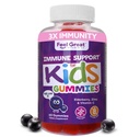 Çocuklar için Büyük Immune Desteği Hissediyor | Vitamin C çinko & Elder Gummies | Sambucus Nigra Immunity Multivitamin | Vegetarian | 60 Day Supply