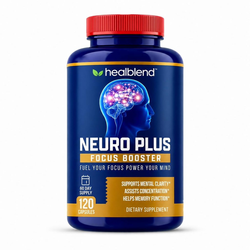 B6, B12, Folate ile Gelişmiş Beyin Desteği Tamamlayıcısı - Hafızayı Geliştir, Concentration, mental Clarity & Cognitive Function – 120 Capsules