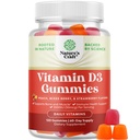 Natures Craft Vitamin D3 Günlük Wellness için Gummies - D3 2000IU ile Yetişkinler için D3 Gummies For Yetişkinler için Bone Kas & Immune Support - Non-GMO Gelatin & Gluten Free (60 Day Supply)