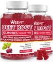 Arıt Kökleri Gummies, Nitrik Oksit Supplement for Men Women | Organik Arıt Gummy with Grape Tohum, Pomegranate, Black Pepper, Vitamin C, B12
