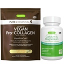 Vegan Vanilla Collagen Protein Toz + Kalsiyum & Kompleksi Grafik, Igennus tarafından Kapsamlı Kemik Desteği