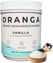 Organic Plant-Based - Rice, Pea, Pumpkin Seed Protein Powder - Vanilla - Digestive Enzymes Included, No Additives, Dairy-Free, Soy-Free, Keto-Friendly, Gluten-Free, Non-GMO - 17 Servings (442g)