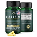 oliv Pure Berberine Supplement Capsules - Berberine HCI 1000 mg - Doğal Metabolik 200 mg Bitter Melon Meyvesi ve 50 mg Banaba Leaf - 2 Veggie Capsules Daily (30 Hizmet)