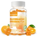 Nutravita Glucosamine Chondroitin Gummies with MSM & Elder Ekstra Güçlü - Ortak Destek, Antioksi Immune Support Supplement for Yetişkinler, Men & Women.60 Orange Chews