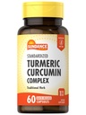 Sundance Turmeric Curcumin Kompleksi | 60 Hızlı Yayın Kapsülleri | Geleneksel Herbal Supplement | Non-GMO ve Gluten Ücretsiz Formula