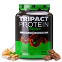 Nutrology TRIPACT Vegan Protein Tozu - Organik Pea, Rice & Riley Protein, BCAAs & Glutamine Plant-Based Mealchange Shakes for Muscle Recovery & Immunity, Chocolate Peanut Butter, 20 Servisler