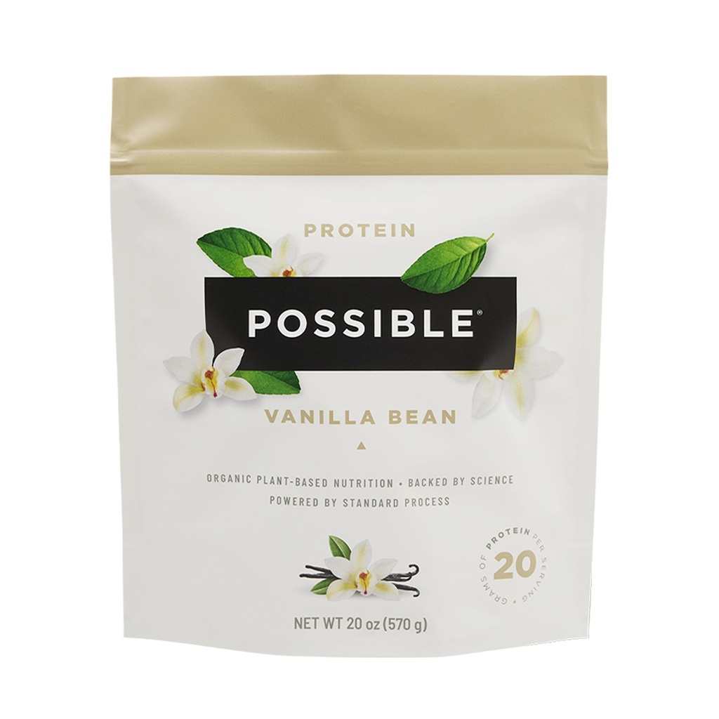 Protein Toz Vanilla Bean - 20g of Vegan, Plant-Based Protein Mix - Non-GMO, Non-Dairy, Gluten-Free - 3.5g of BCAAs - 9 Essentials - 15Day Supply - 1 Bag, 15 Hizmet