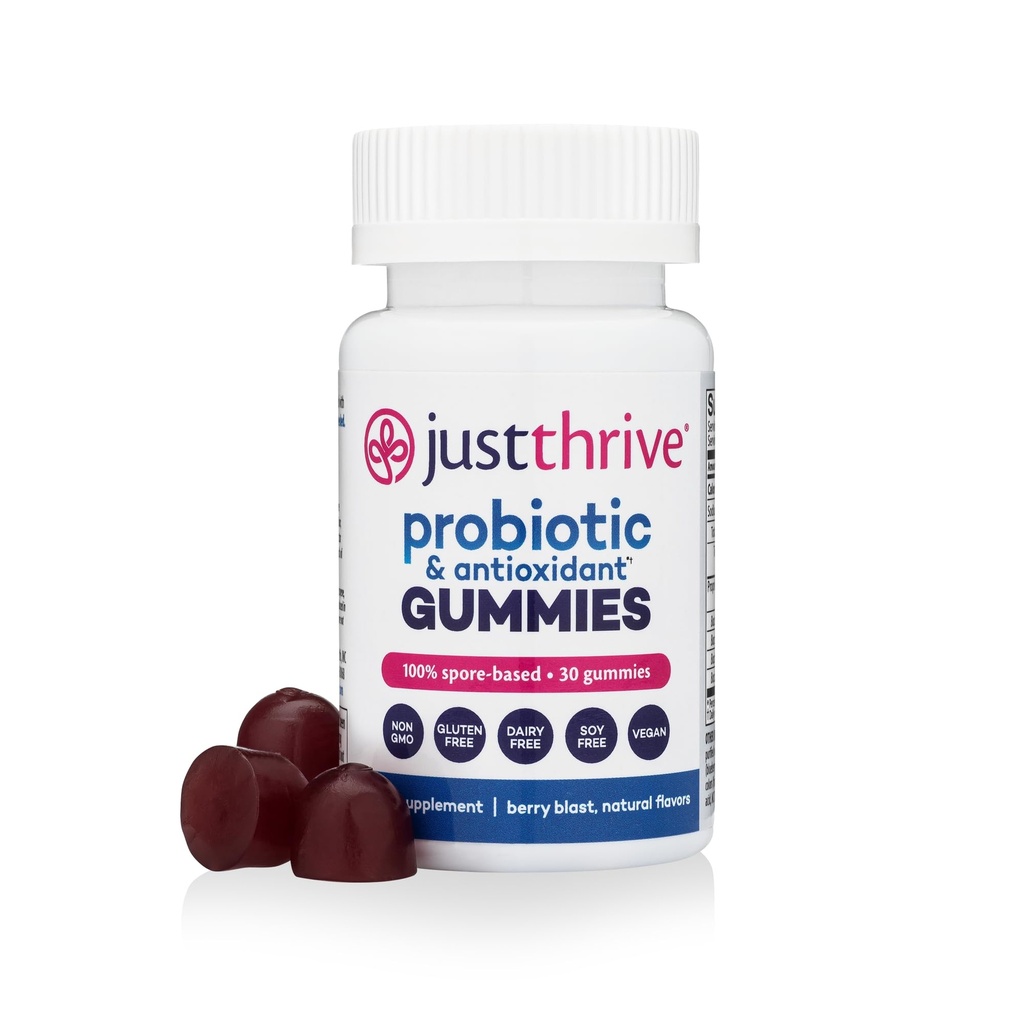 Sadece Thrive Probiyotik Gummies - Çocuklar, Erkekler ve Kadınlar Probiyotik - Digestive ve Genel Sağlık için, 30 Kont