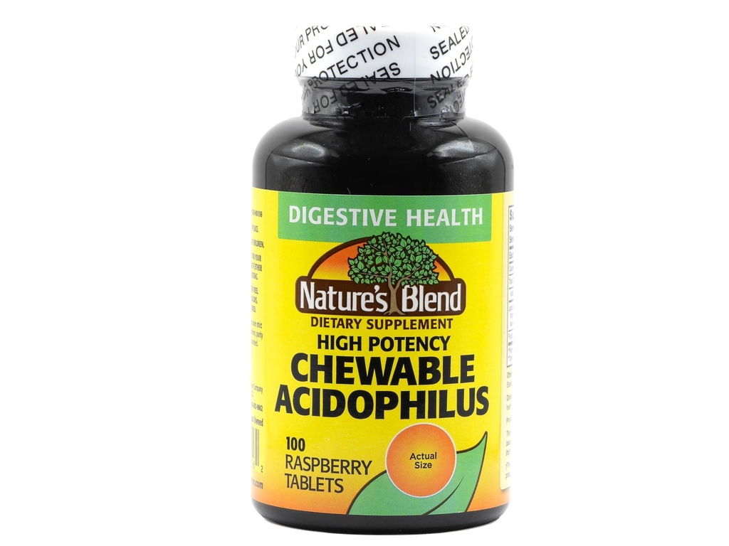 Nature's Blendofilius Probiyotik Supplement - 100 Yüksek Potency Capsules - Digestive Health, Gut Flora Balance