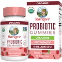 MARYRUTH'S USDA Organik Probiyotik Gummies Probiyotik Digestive Support | Immune Support | Digestive & Gut Health Supplement | 5 Milyar CFU | Vegan | Non-GMO | Gluten Free | 60 Count