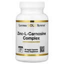 California Gold Beslenme çinko-L-Carnosine Kompleksi, 90 Veggie Caps