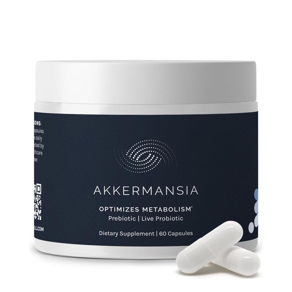 InfiniE Akkermansia Probiyotik for Digestive Health - Support Health Longevity, Immunity & A Balanced Gut Microbiome with Akkermansia Muciniphila Probiyotiks (60 Capsules)