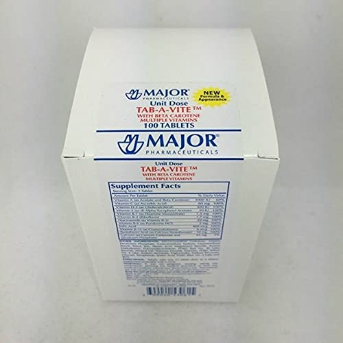 Beta Carotene ile büyük İlaçlar 100 Tablet ( Pack)