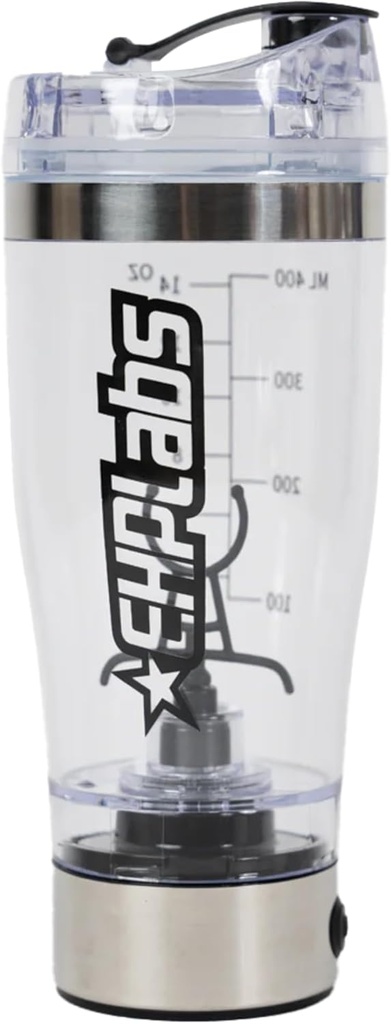 EHPlabs Elektrikli Protein Shaker Şişe - 15oz Portatif Blender Shaker - Personal Shaker - Elektrikli Protein Shaker Şişe Meal Emekli Shakes
