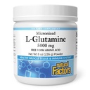 Doğal Faktörler, Mikronized L-Glutamine İçecek 5000 mg, Destekler Kaslar ve Immune Function, 8 Oz