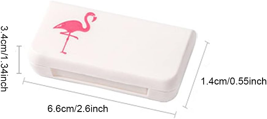 Saga Save Travel Pill Case 3 Karşılaştırmalı Hareketli Pill Case Dustproof ve Moisture-Proof Daily Pill Case Small Pill Box for Vitamins, Fish Oil, Supplements (Cactus)