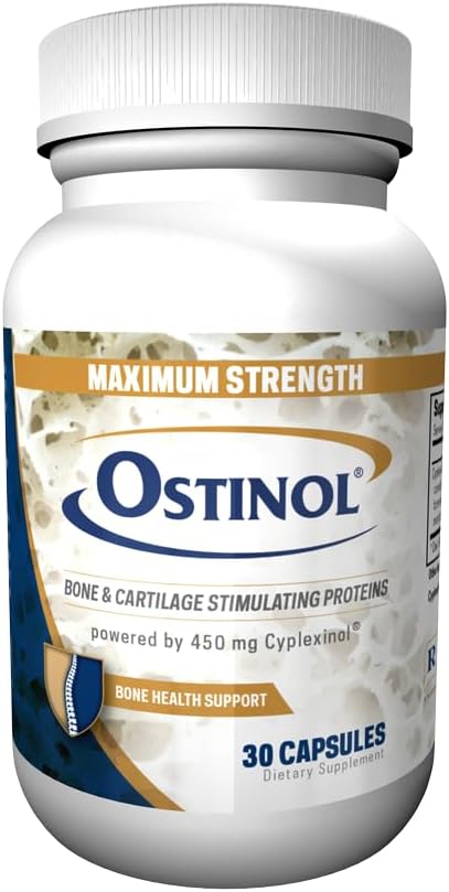 Ostinol Maxiumum Strength 450 mg. Bone & Joint Supplement. Stem Hücre Aktivasyonu Onaylandı. Moderate Bone kaybı ve Moderate Joint Dis function için Bio Active Protein Kompleksi. 30 Capsules