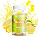 Potasyum Gummies, Pyum Magnezyum Gummies, Leg Cramps & Muscle için 600 mg Pyumal Supplement, Magnezyum Glycinate Gummies, No Sugar