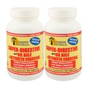 Sunshine Naturals Super Digestive Supplement. Ox Bile & Aktif Charcoal for Digestive Support, Bloating Relief, Gut Cleanse, Nutrient Abors ve genel Wellness için. 100 Tablet. Pack of 2