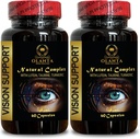 Vizyon Doğal Formula - Organik Lutein Supplements - Beta-Carotene & Antioksis ile Doğal Vizyon Desteği - 2 Şişe 120 Capsules