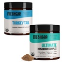 FreshCap Mushrooms Immunity Sche (Türkiye Tail Toz ve Ultimate Mushroom Komplek Toz)