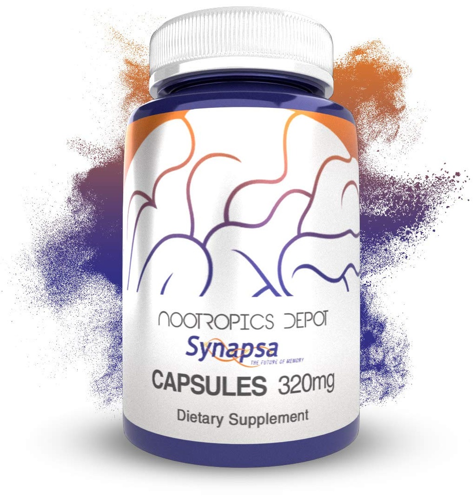 Nootropics Depot Synapsa Bacopa Monnieri Capsules | 320mg | 180 Kont | Tüm Plant Ekstraksiyon | Ayurvedic Herb | Adaptogen Supplement | Öğrenmeyi Geliştirmek, Hafıza ve Ruh Performansı |