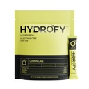 Hydrofy Hidrojen Su + Elektrolytes Drink Mix | H2 Hydration Packets with Molecular Hidrojen, sodyum, Pyum, Magnezyum, Kalsiyum ve Mineraller | No Sugar | Lemon Lime | 25 ct