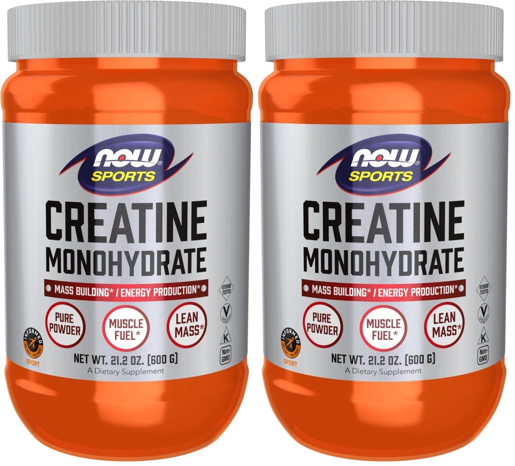 Şimdi Spor Beslenmesi, Kretine Monohidrat Toz, Mass Building */Energy Production*, 21.2-Ounce (Pack of 2)