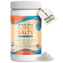 Dr. Liz Cruz Super Salts - Electrolytes, Hydrating Toz w / sodyum, Magnezyum, Kalsiyum, Potasyum, Curbs Cravings, No Sugar or Yapay Flavorings, No Sugar or Yapay Flavorings