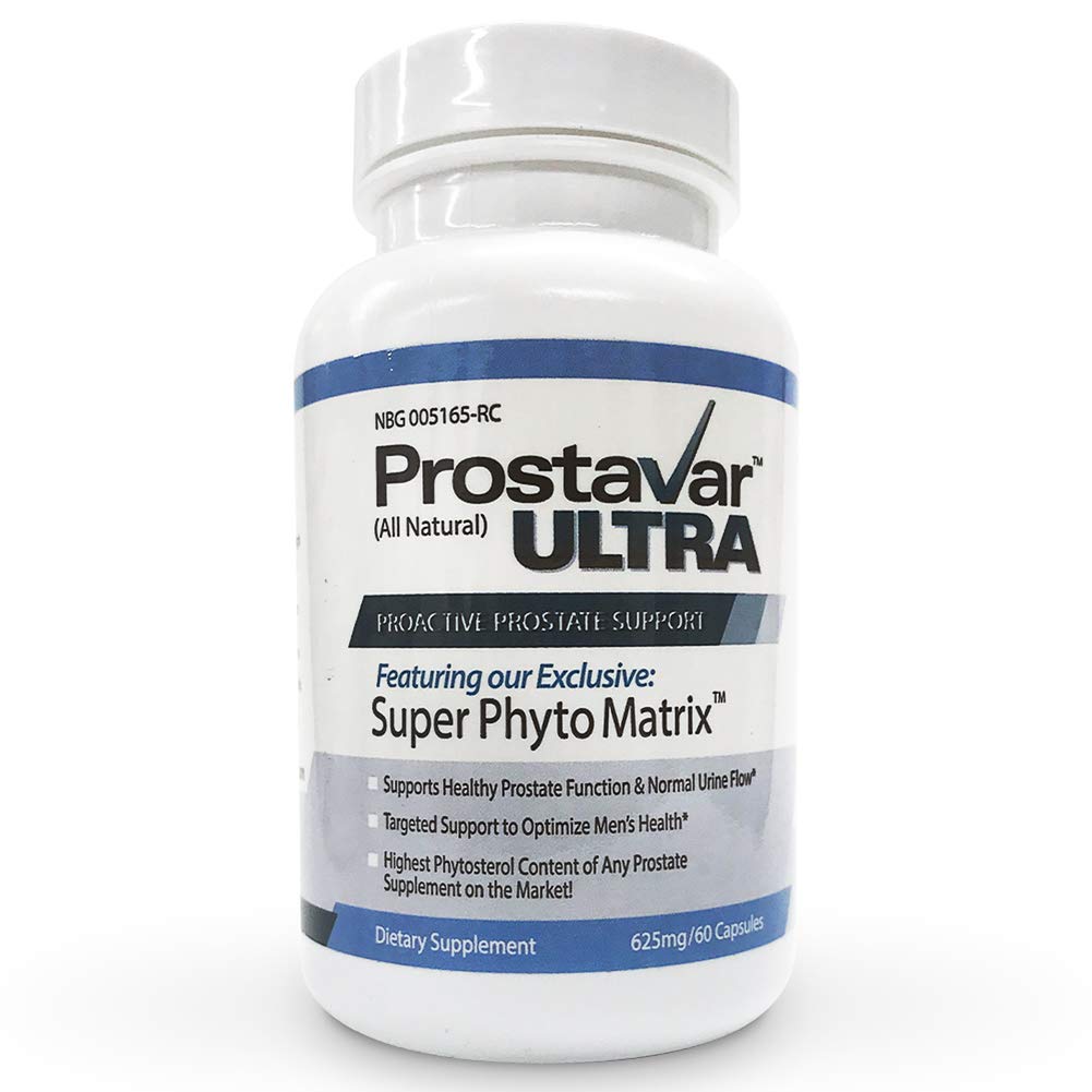 1 Şişe Yeni Orijinal Prostavar Ultra Prostate Support 625 mg 90 Beta-Sitosterol & 320mg Saw Palmetto + Grape Tohum Ekstraksiyon