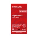 Humann SuperBeets Kalp Tabletleri Smooth Coat 500 mg - Non-GMO Toz - Klinik olarak Studied Antioksis, 60 Count