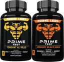 Prime Labs Tongkat Ali Plus (60 ct) + Organik Black Maca Capsules (60 ct)