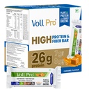 Voll Pro Plant Protein Bar with Daily Greens - High Protein 26g, Fiber 7g, 0g Sugar - Crunchy, Delicious Nutrient-Rich Protein Bars, 65g Bar (Pack of 12) (Pack of 12)