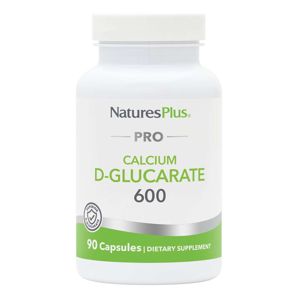 NaturesPlus PROuba D-Glucarate (CDG) 600 mg - 90 Capsules - Non-GMO, Vegan, Gluten Free, Soy Free - 90 Hizmetler