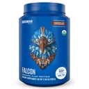 BIRDMAN Falcon Vegan Protein Toz Organik, Stevia & Sugar Free, Plantive Protein, Low Carb, Süt Free, Keto, Whey proteini, Probiyotik, Pea Protein | Chocolate Flavor - 37 Hizmet - 2.64lb