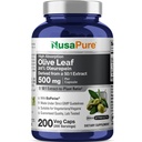 NusaPure Olive Leaf% 20 Ol Europein 50:1 Ekstraksiyon, 500 mg 25.000 mg 200 Veg Caps Vegetarians ve Vegans için Uygun, Non-GMOMO