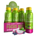 BeyinJuice Kids Brain & Immune Support Shot, Gluten Free Supplement Shots for Energy, Focus, Immunity with Vitamin D, C, B, Alpha GPC & Organic Ginger Root, 5+, Dragon Berry, 2.5 fl oz, 12 Pack
