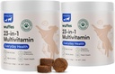 Wuffes 23-in-1 Chewable Dog Multivitamin &Supplements Sche - Small&Large Breed için Köpek Multivitamin - 2 Pack - 60 Count