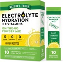 Doğanın Gerçek Elektrolyte Toz Paketleri | 10 Paket | Sugar Free | Vegan, Non-GMO & Gluten Free Drink Mix Supplement Supplement Supplement