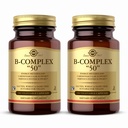Solgar B-Complex "50" - 100 Sebze Kapsülleri, 2 Paket - Enerji Metabolism & Nervous System Support - Non-GMO, Vegan, Gluten Free - 200 Toplam Hizmetler
