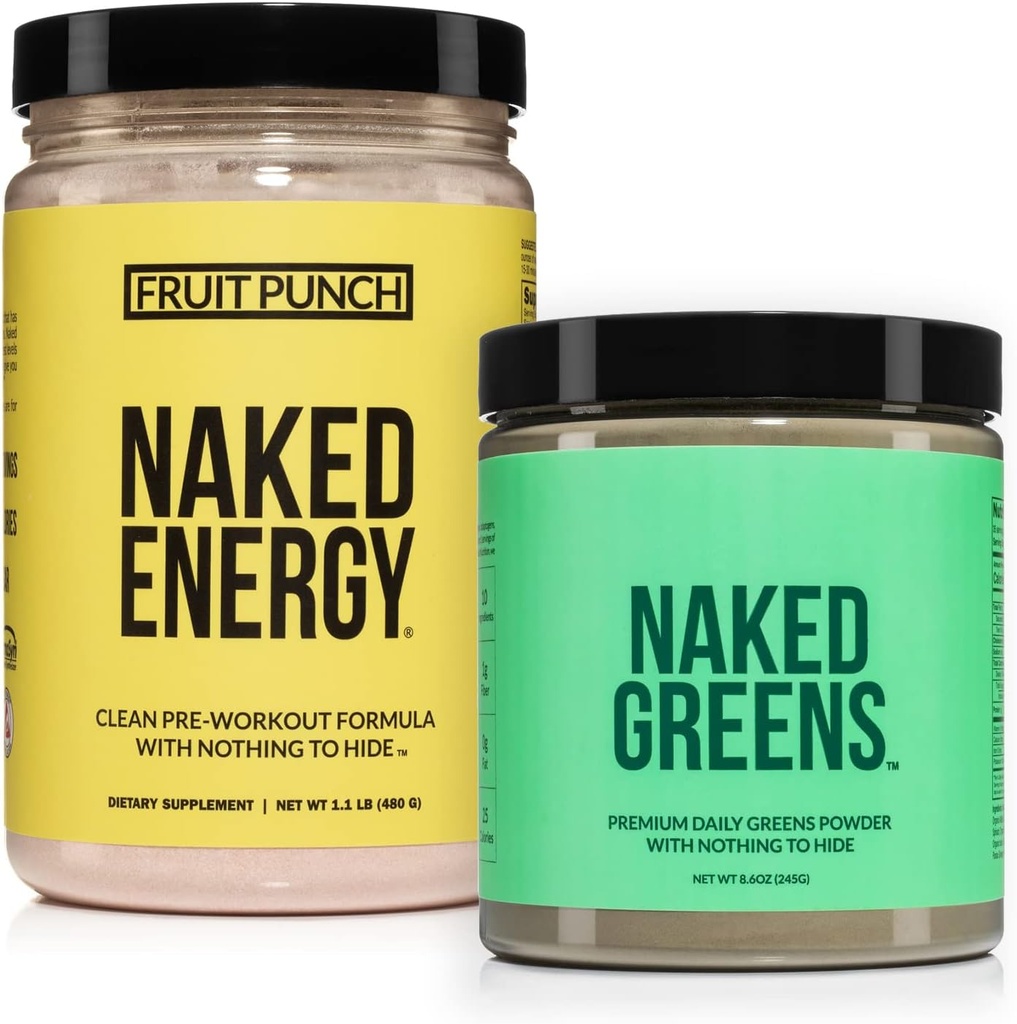 NAKED Vegan İşaret Meyvesi Zehir Enerji Beslenme Süper Yeşiller Toz Organik Yeşiller Tamamladı