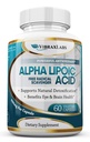 Alpha Lipoic Acid 600 mg Capsules - Ekstra Kuvvet ALA Supplement - Nerve Pain, Skin, Face, Eye and Brain Boost - Sustain Natural Detoxification, Non-GMO
